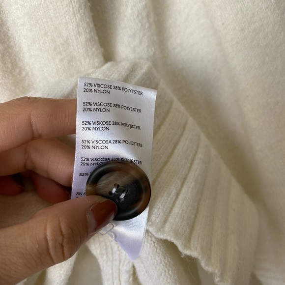 Anthropologie white sweater - Picture 7 of 11